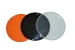 Крышка для мерной емкости 2.3 л 7703 (50 шт. оранжевых + 50 шт. прозрачных + 100 шт. черных)